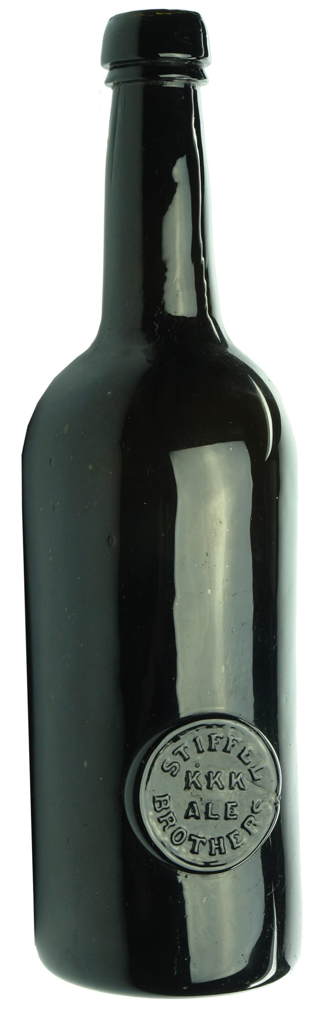 Stiffel Bros KKK (no not that one) Ale Black Glass Bottle