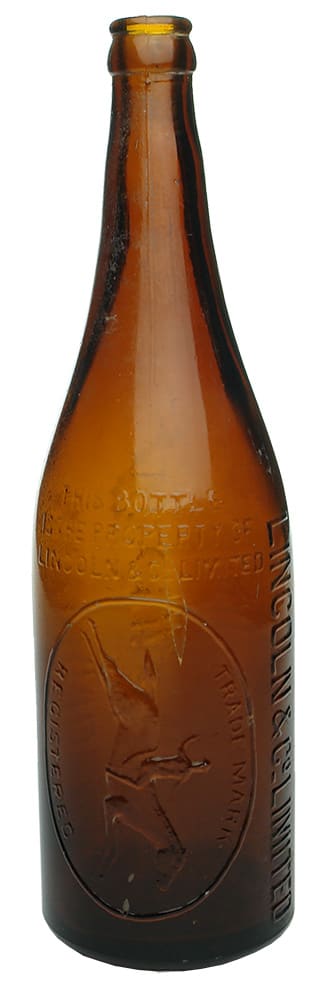 Lincoln Stockman Narrandera Hay Hillston Jerilderie Beer Bottle