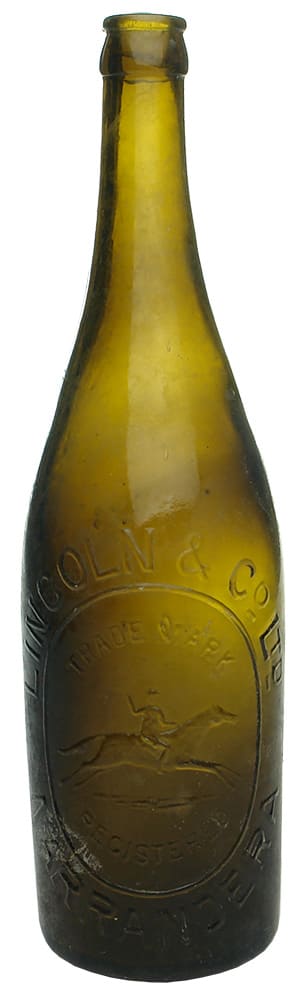 Lincoln Narrandera Stockman Olive Green Beer Bottle