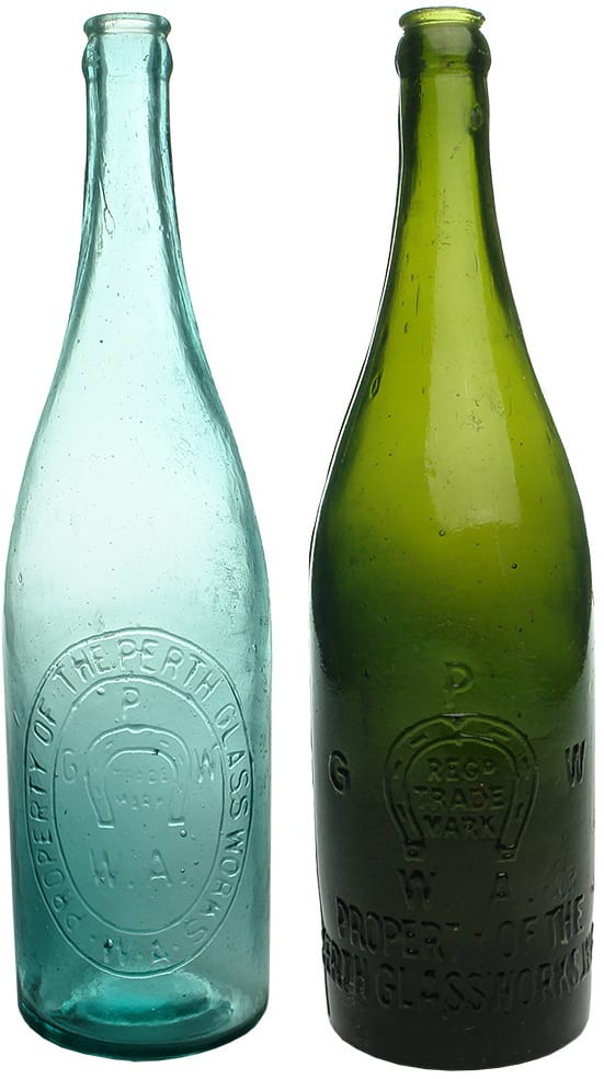 Perth Glass Works Antique Bottles