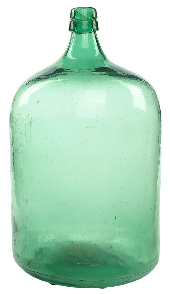 Green Glass Demijohn