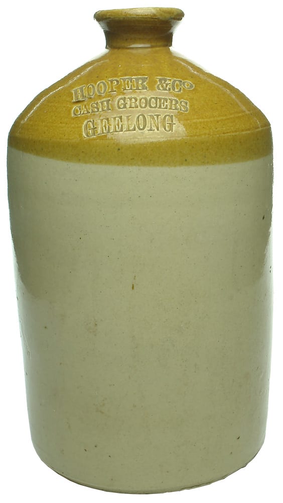 Hooper Geelong Impressed Stoneware Demijohn