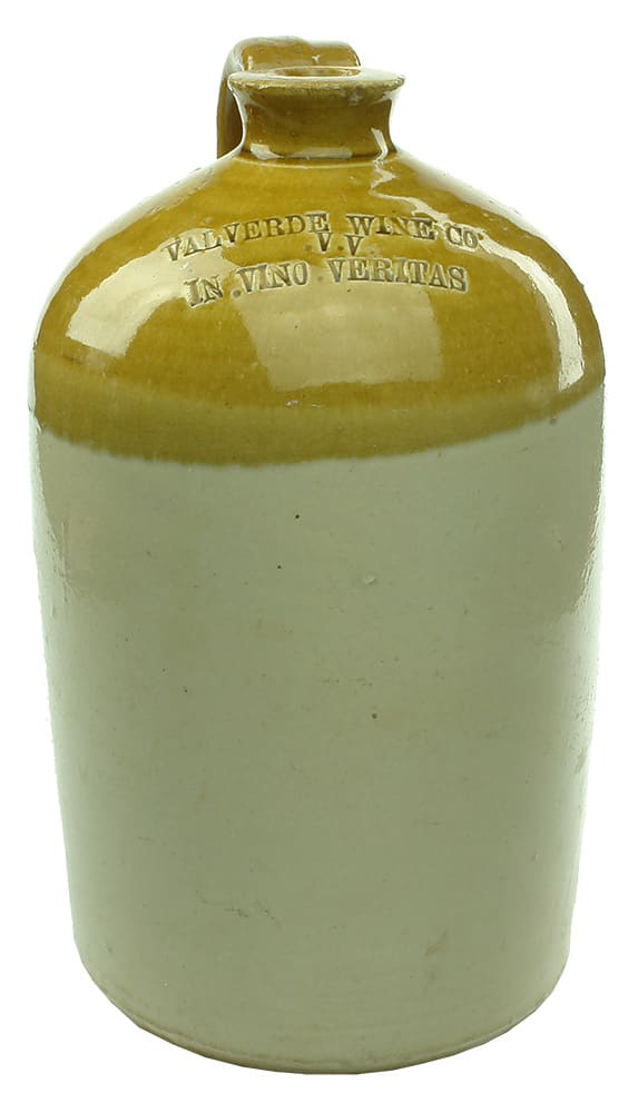 Valverde Wine Impressed Stoneware Demijohn