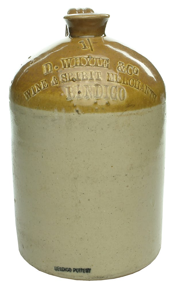 Whyte Bendigo Impressed Stoneware Demijohn