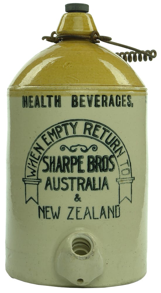 Sharpe Bros Australia New Zealand Stoneware Demijohn