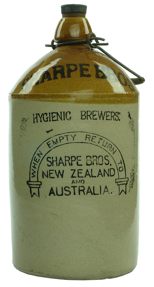 Sharpe Bros Australia New Zealand Stoneware Demijohn