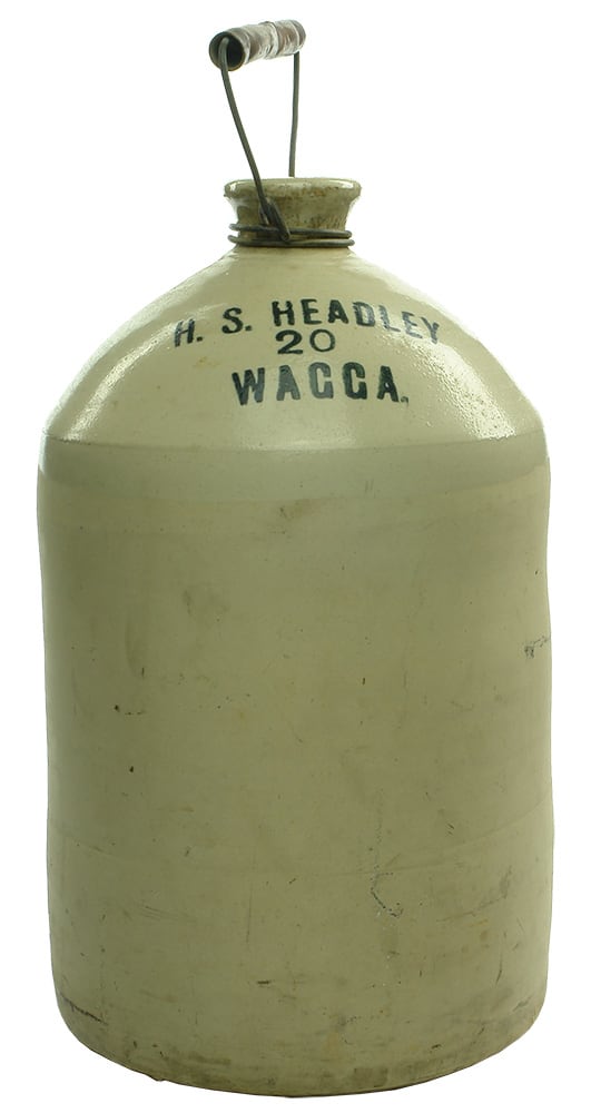 Headley Wagga Stoneware Demijohn