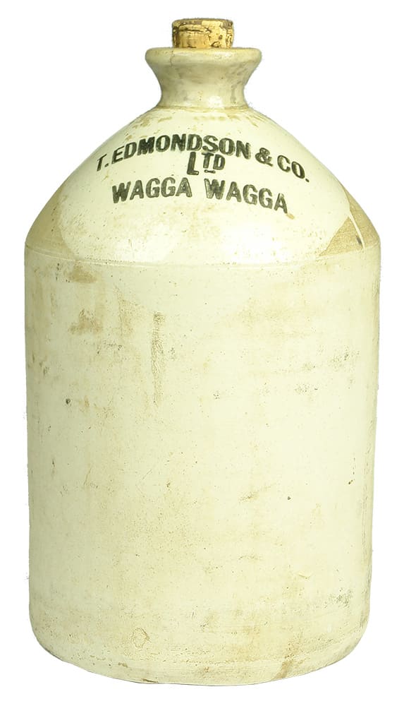 Edmondson Wagga Wagga Stoneware Demijohn