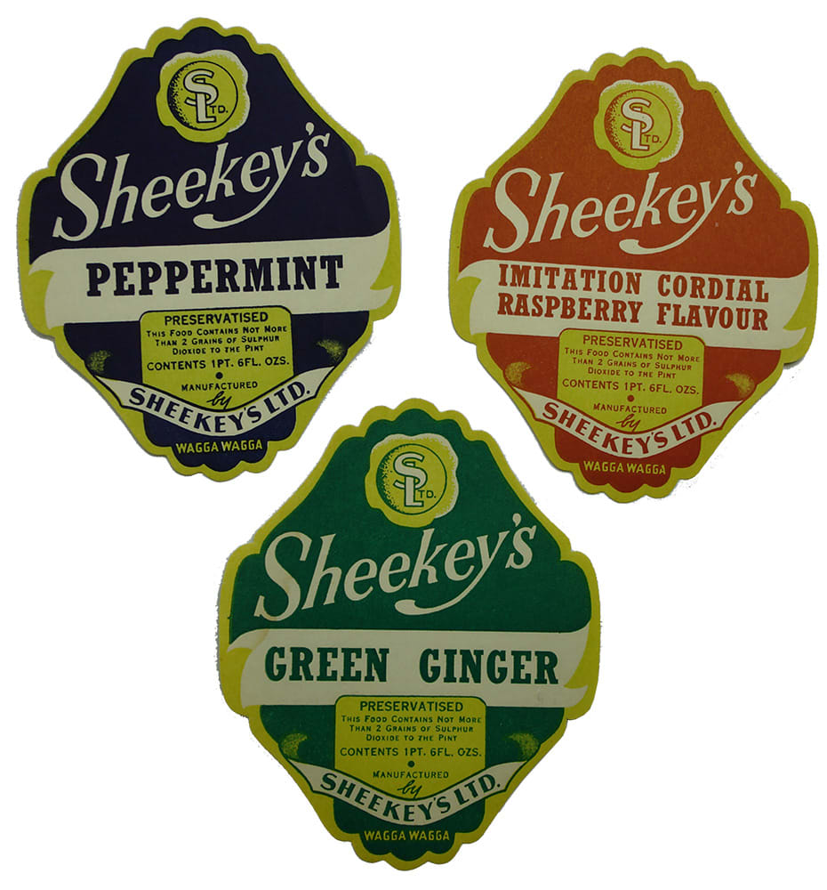 Sheekey Wagga Wagga Labels