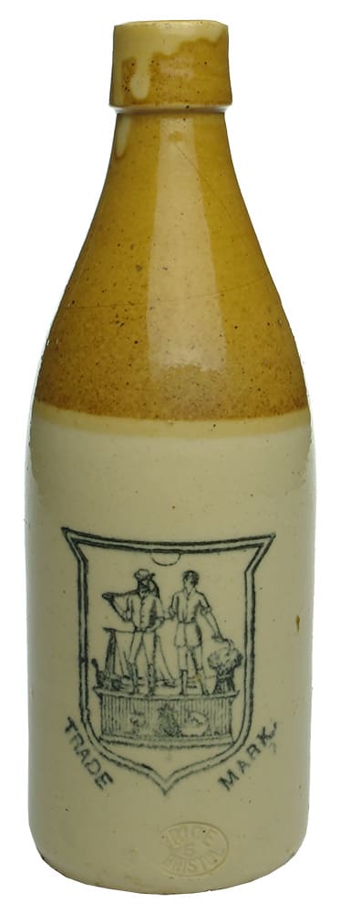 Rowlands Ballarat Melbourne Sydney Stone Ginger Beer Bottle