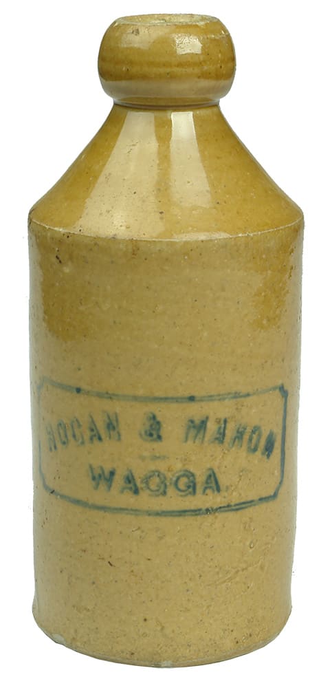 Hogan Mahon Wagga Stoneware Ginger Beer Bottle