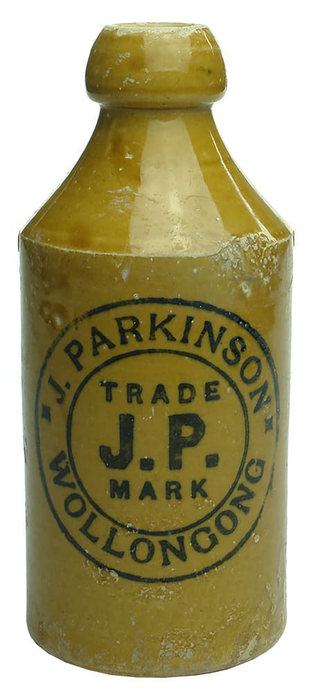 Parkinson Wollongong Stone Ginger Beer Bottle