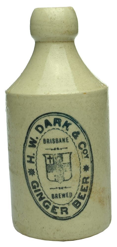 Dark Brisbane Stone Ginger Beer Bottle