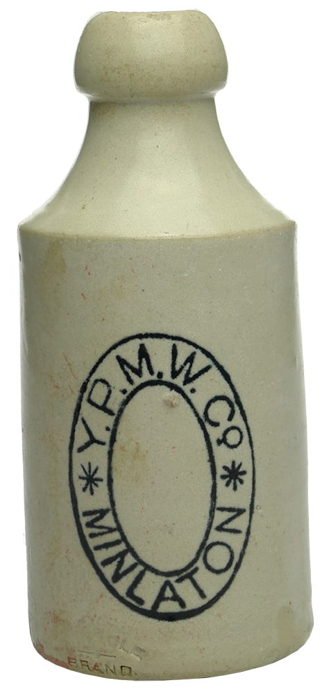 YPMW Minlaton Stone Ginger Beer Bottle