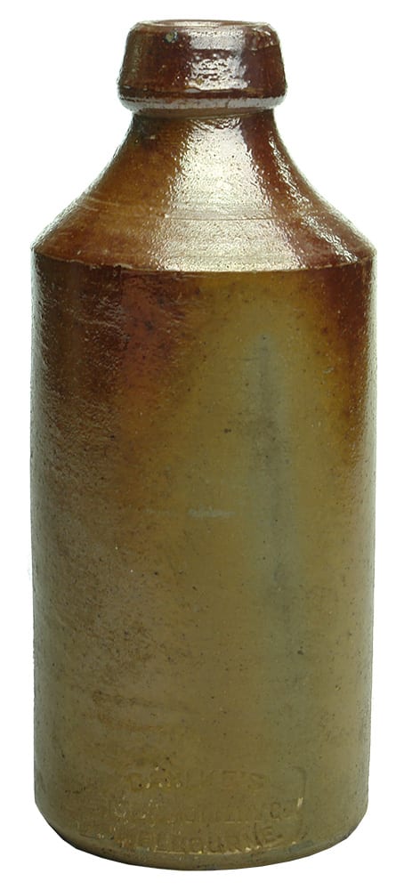 Dahlke's Filter Pottery Melbourne Impressed Bottle