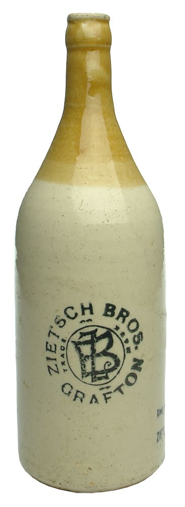 Zietsch Bros Grafton Stone Ginger Beer Bottle