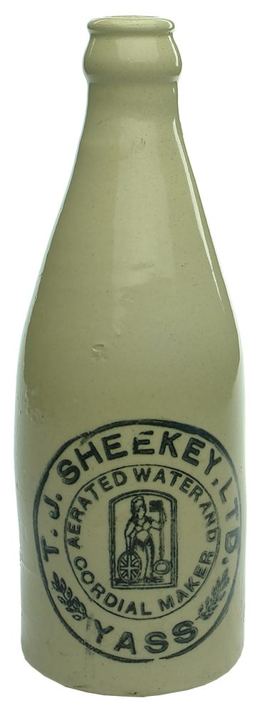 Sheekey Yass She Key Stone Ginger Beer Bottle