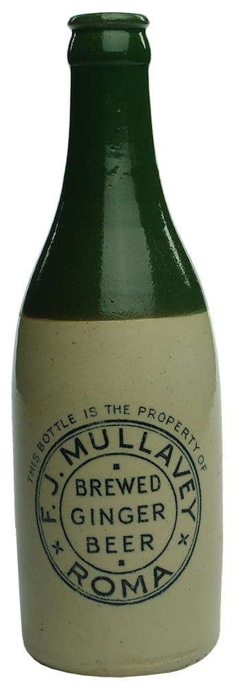 Mullavey Roma Brewed Ginger Beer Stone Bottle