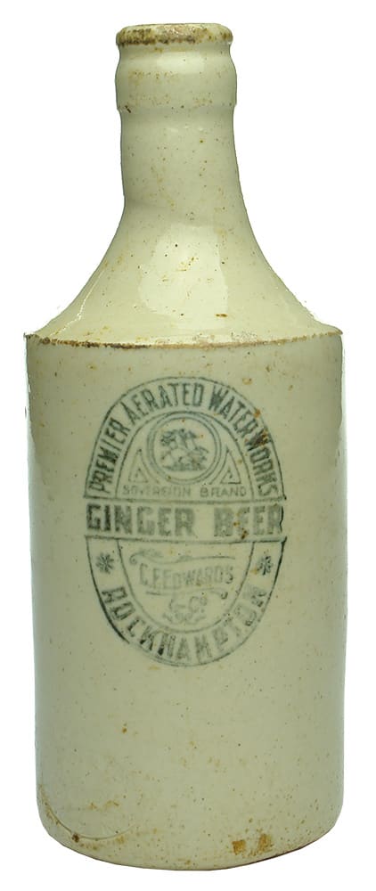 Edwards Rockhampton Ginger Beer Bottle