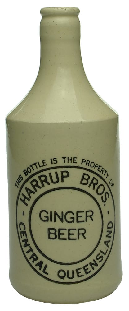 Harrup Bros Ginger Beer Central Queensland Bottle