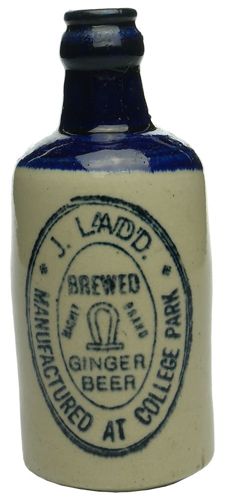 Ladd College Park Magnet Blue Top Crown Seal Bottle