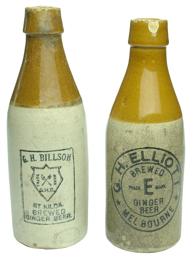 Antique Old Ginger Beer Bottles