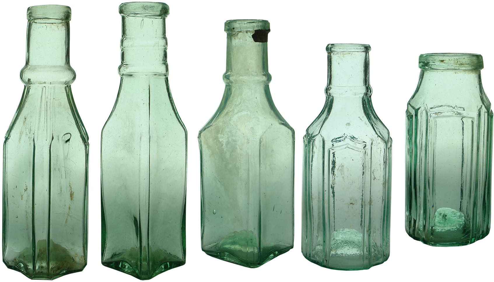 Antique Goldfields Era Pickle Bottles