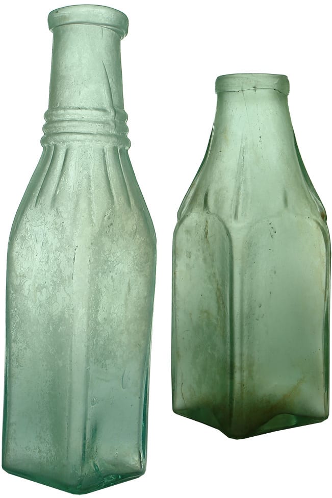 Antique Goldfields Era Pickle Bottles