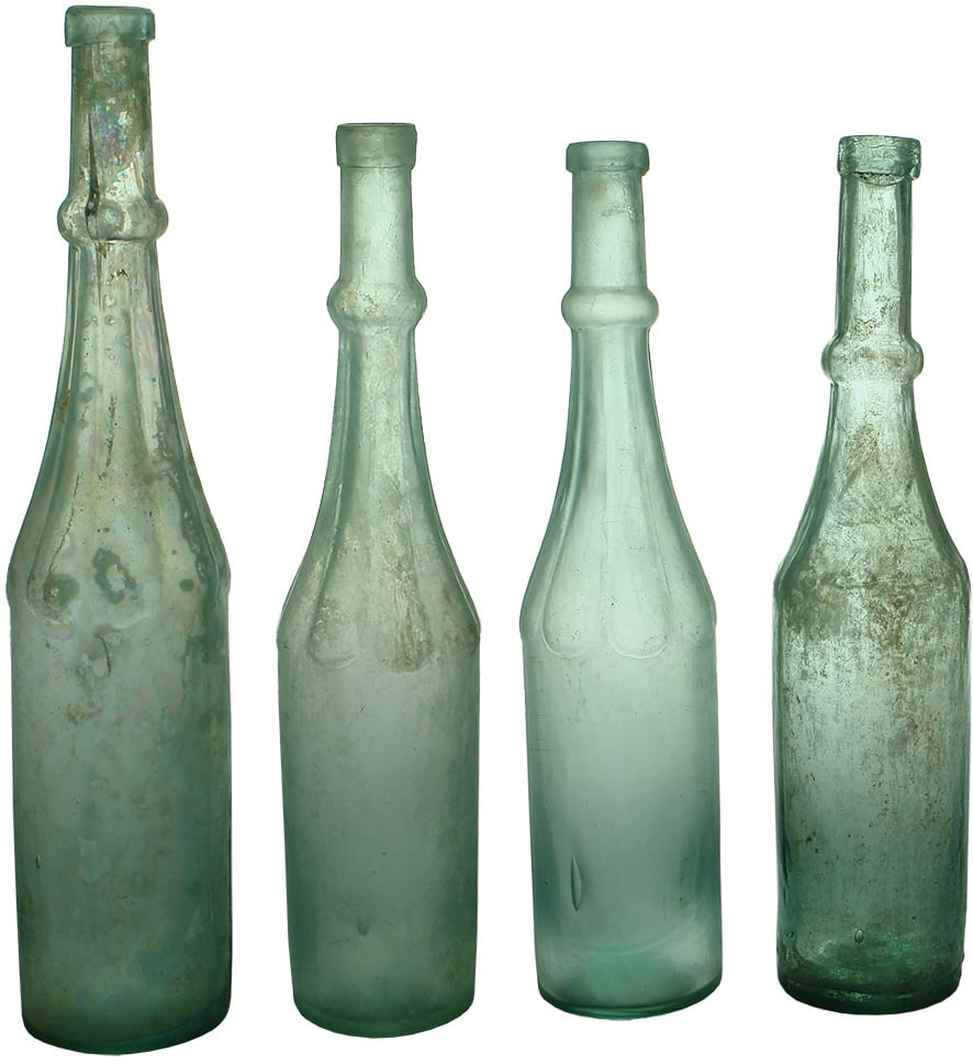 Antique Goldfields Era Salad Oil Bottles