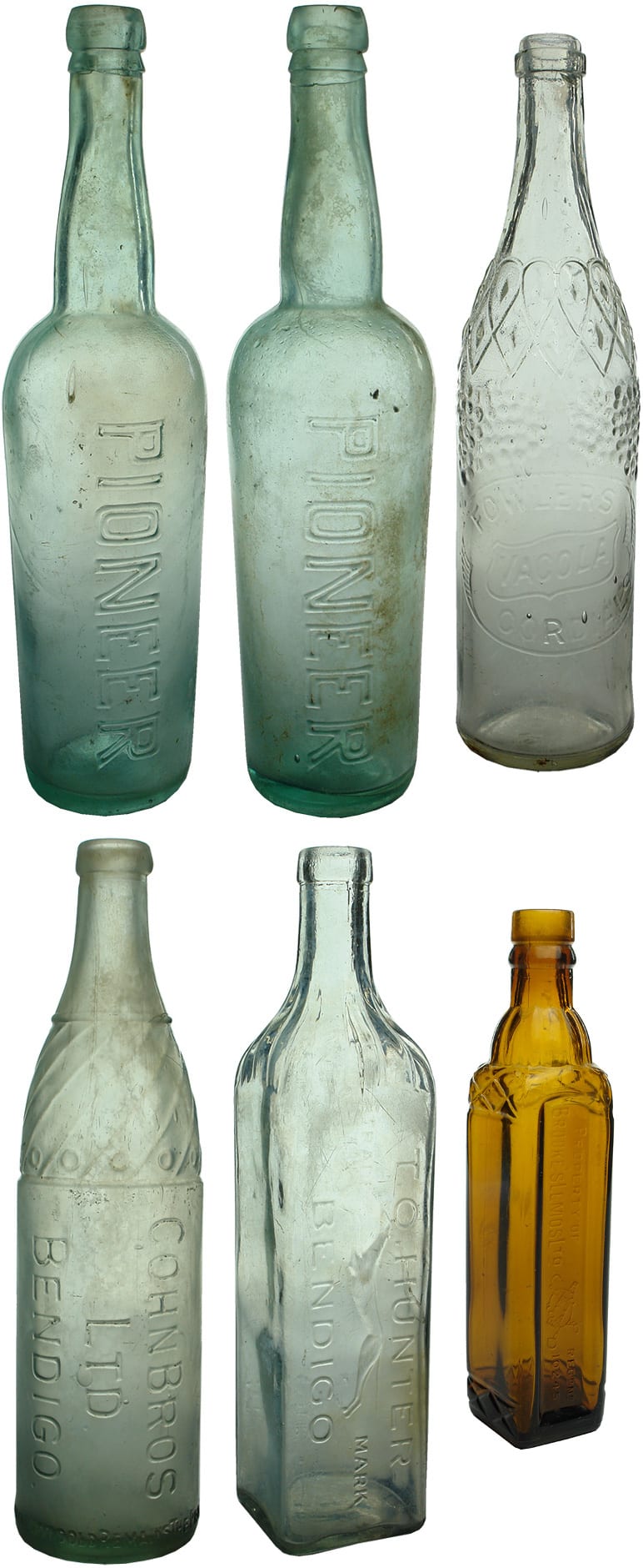 Antique Vintage Cordial Bottles