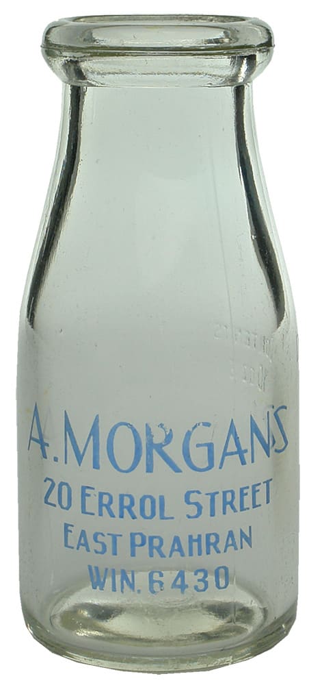 Morgans East Prahran Milk Bottle