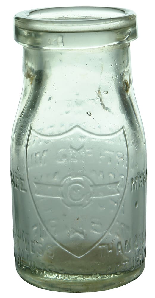 Willsmere Melbourne Antique Milk Bottle