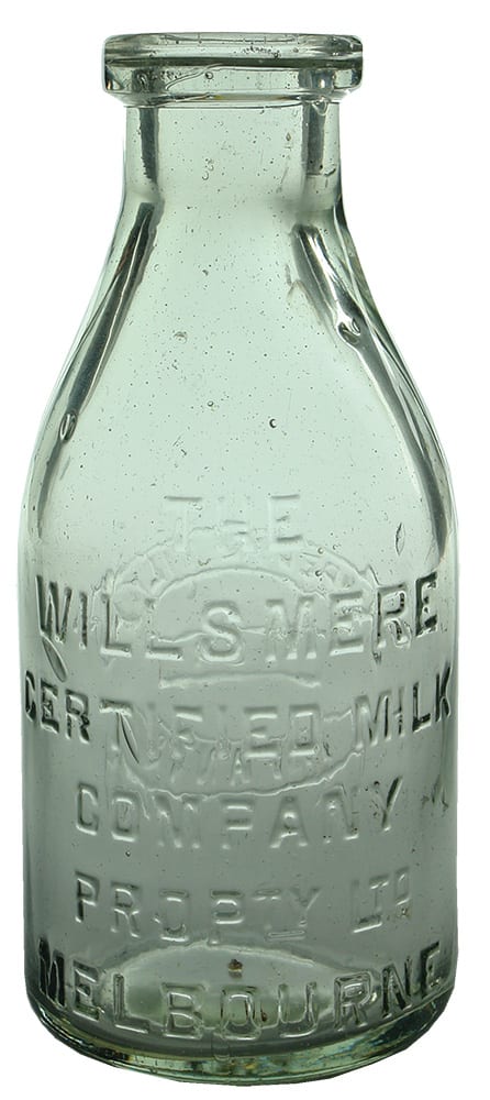 Willsmere Special Milk Infants Melbourne Antique Bottle