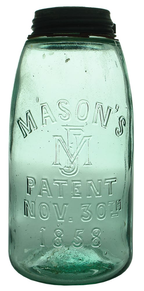 Mason's Patent 1858 Fruit Jar