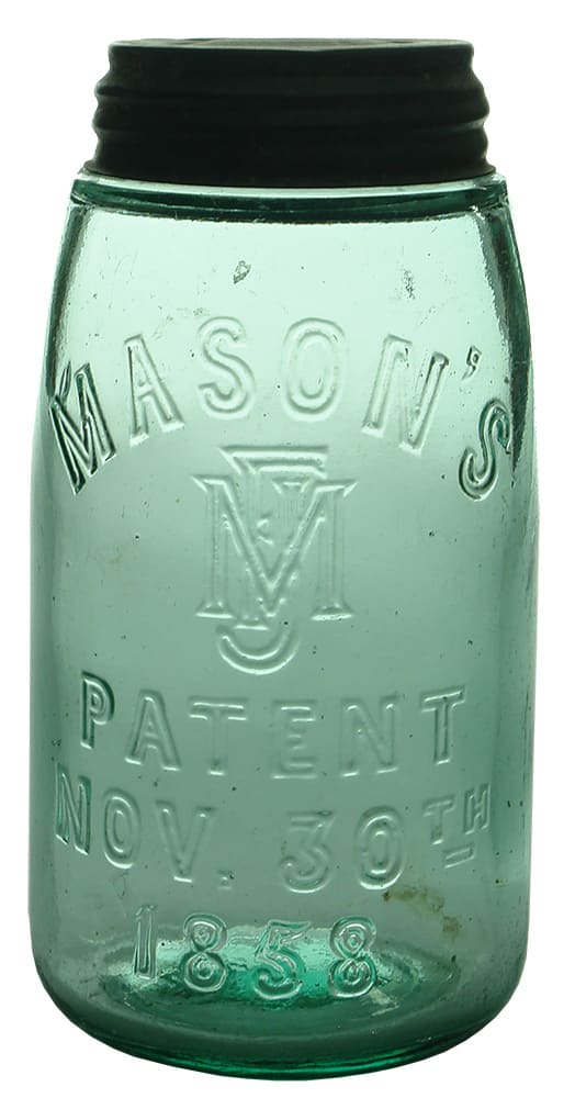 Mason's Patent 1858 Fruit Jar