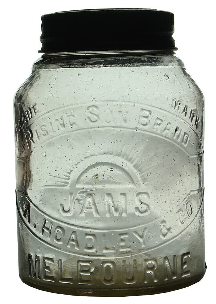 Hoadley Melbourne Rising Sun Jam Jar