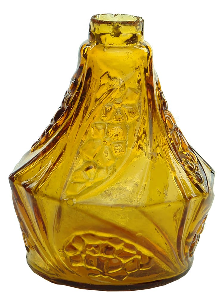 Amber Glass Perfume Bottle