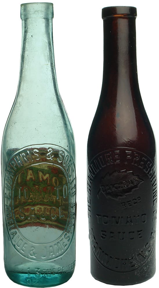 Antique Sauce Bottles