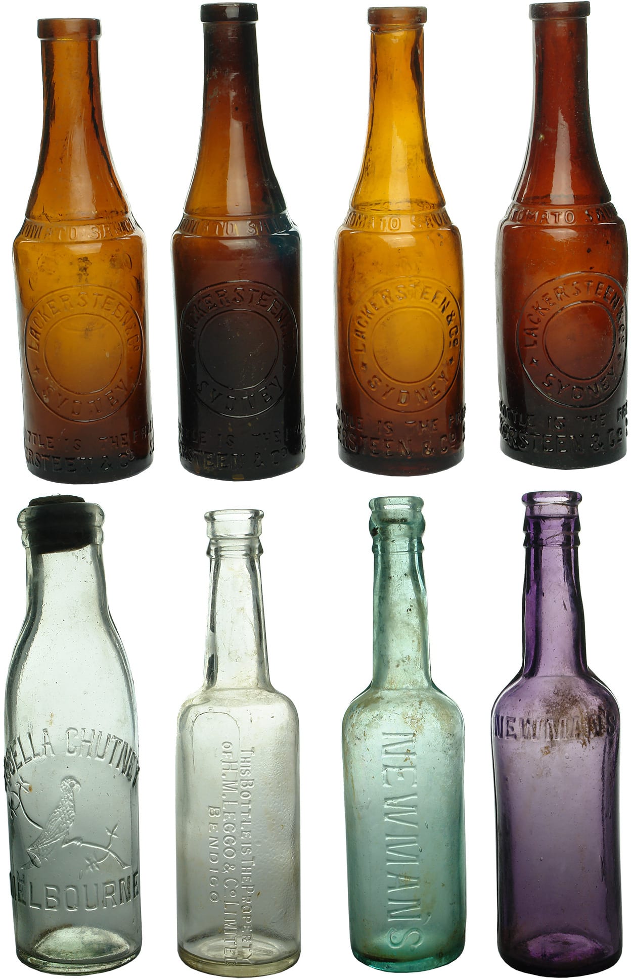 Antique Sauce Bottles