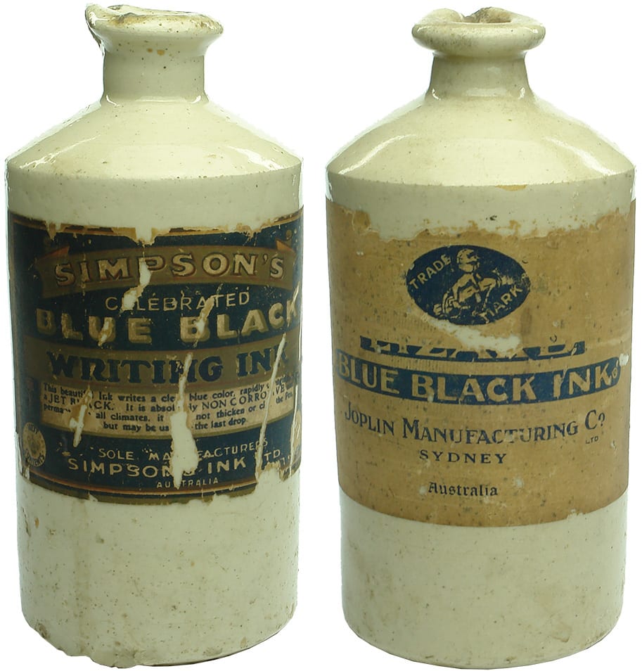 Sydney Labelled Stone Ink Bottles