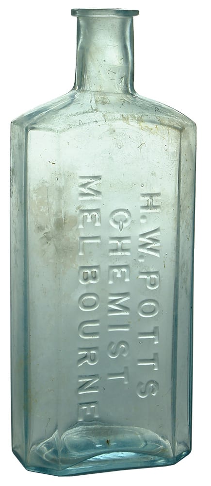 Potts Melbourne Antique Chemist Bottle