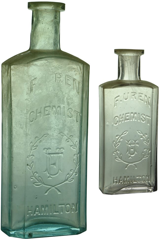 Uren Hamilton Antique Chemist Bottles