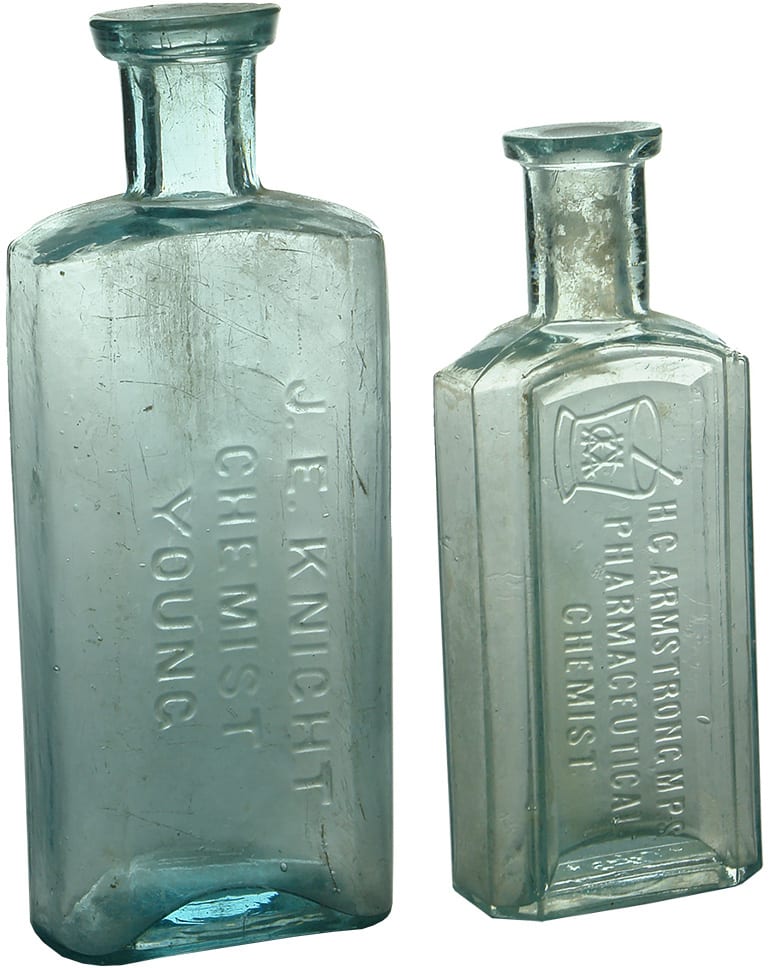 Antique Chemist Prescription Bottles