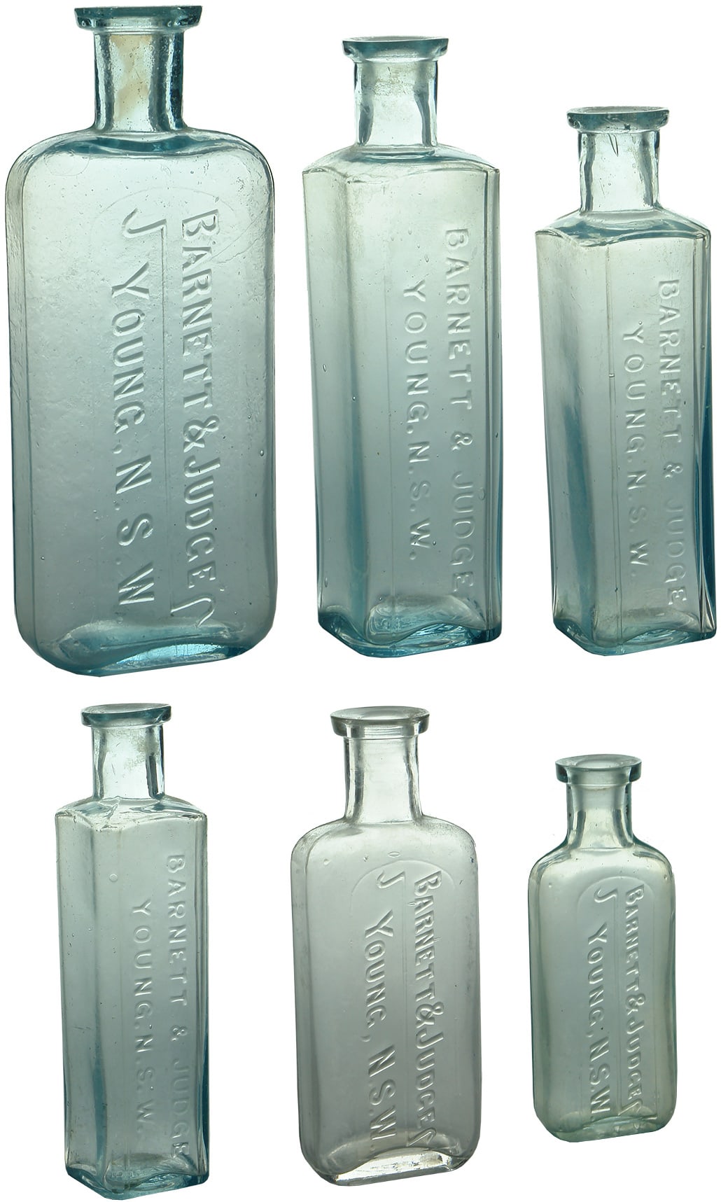 Antique Chemist Prescription Bottles