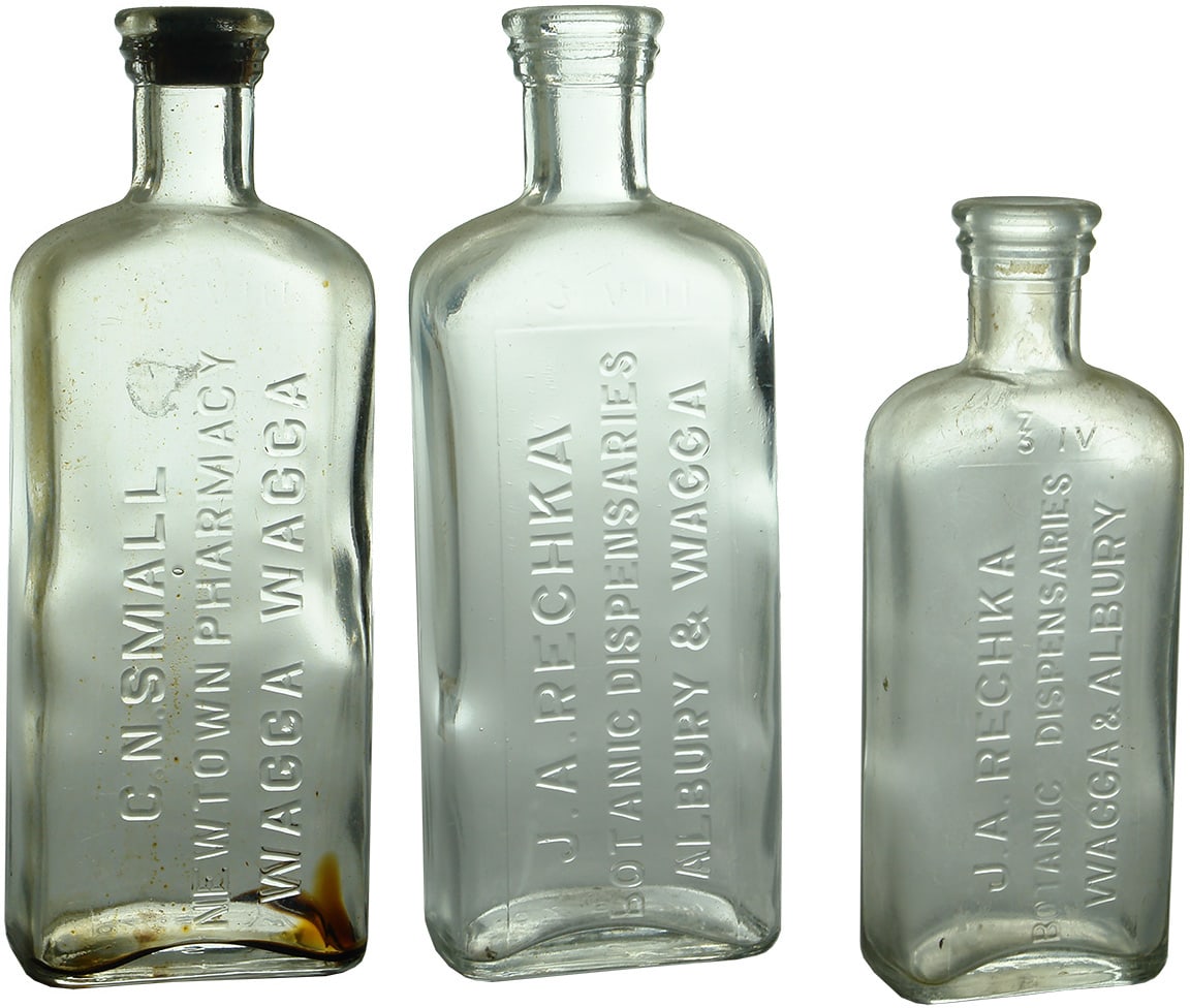 Antique Chemist Prescription Bottles