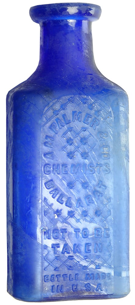 Palmer Ballarat Cobalt Blue Poison Bottle