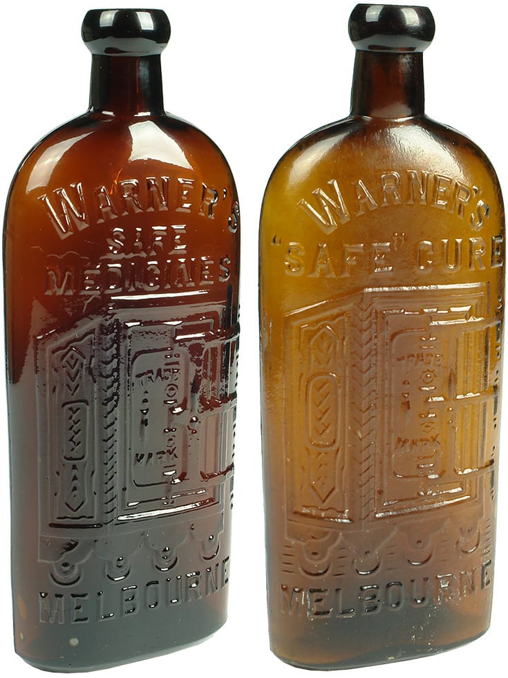 Antique Warners Safe Cure Bottles