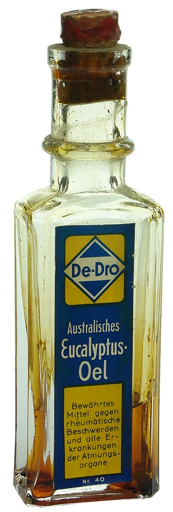 De Dro Australisches Eucalyptus Oel Vintage Bottle