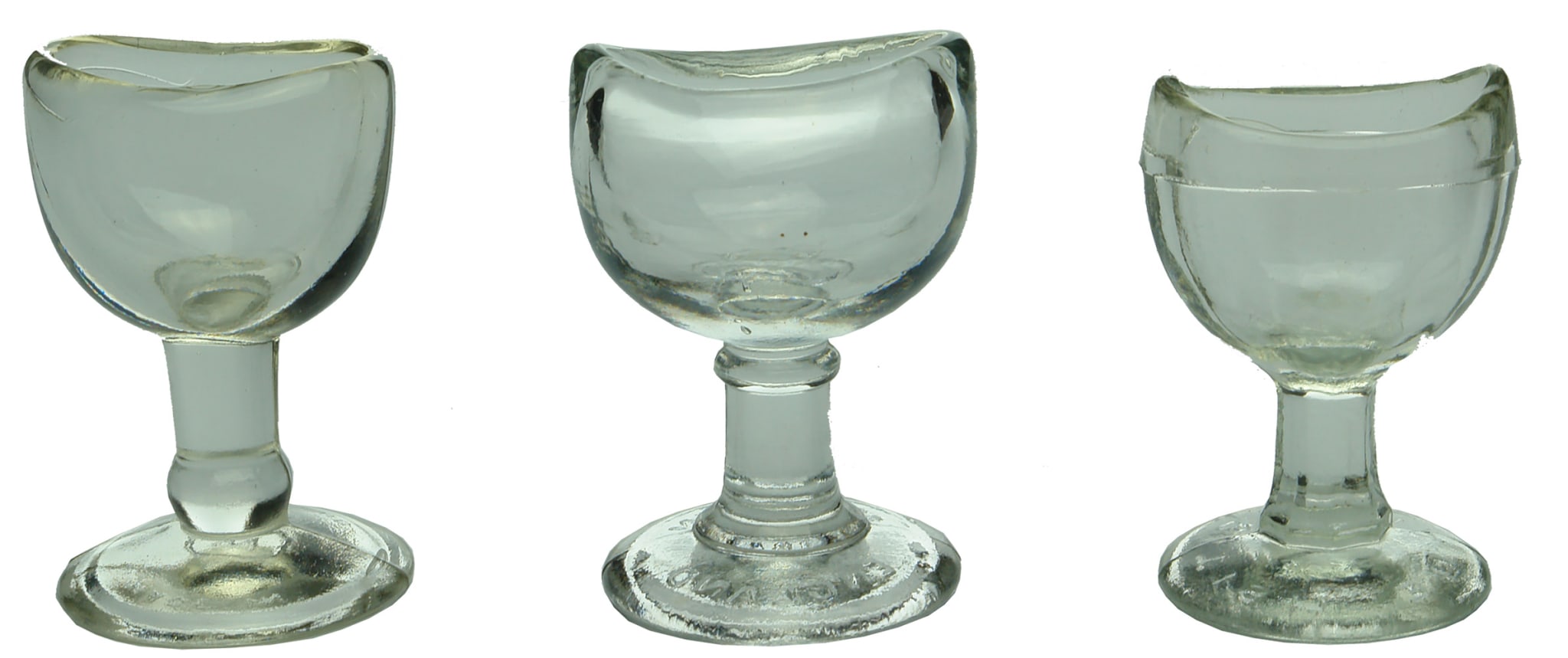 Collection Glass Antique Eye Baths