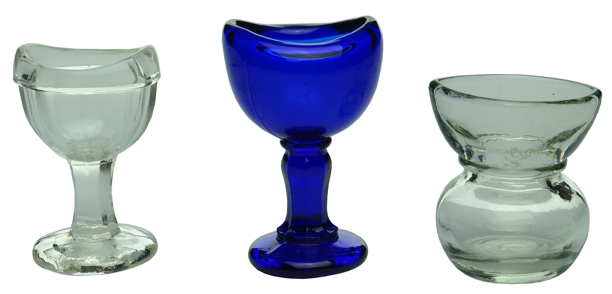 Collection Glass Antique Eye Baths